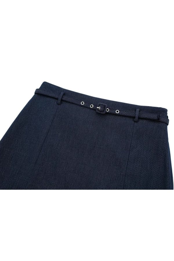 Zemfira  High Waisted Belted Culottes Online now - Image 3