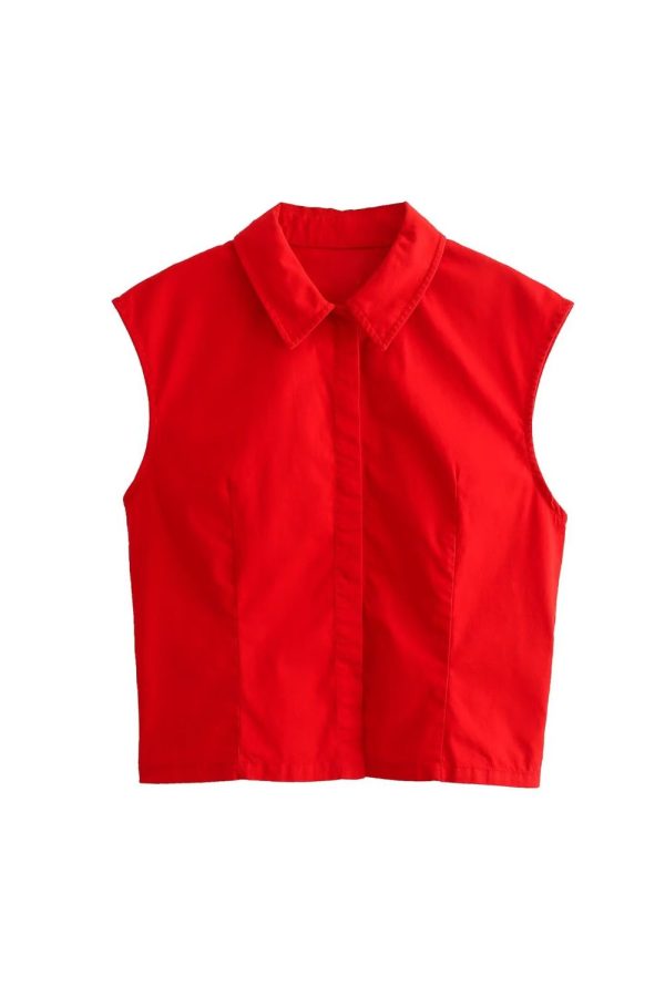 Tessa  Versatile Backless Shirt Vest Cheap