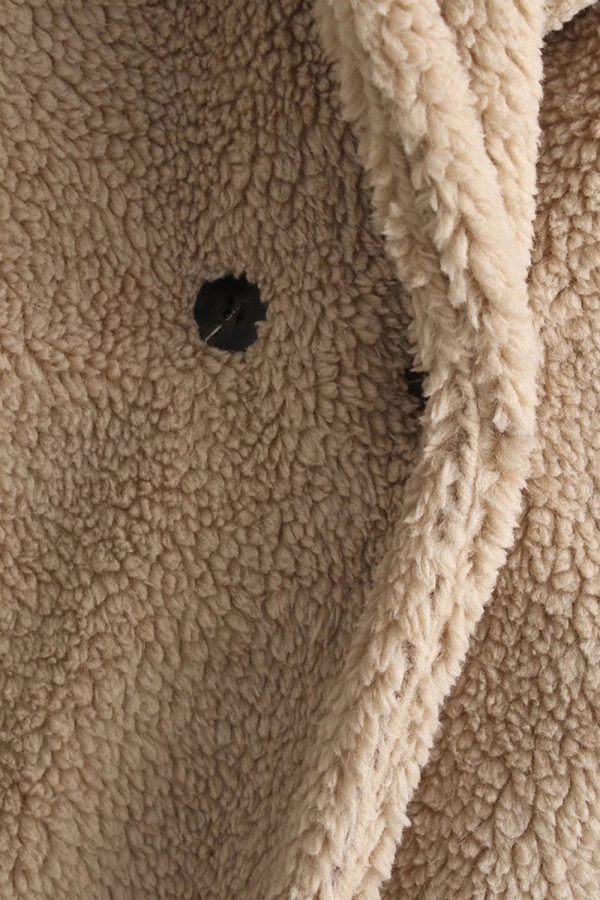Brandon   Fleece-Lined Loose Overcoat For Cheap - Image 5