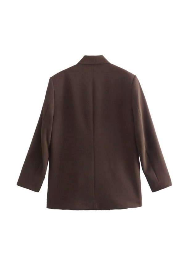 Penelope  Solid-Color Suit Jacket For Cheap - Image 4