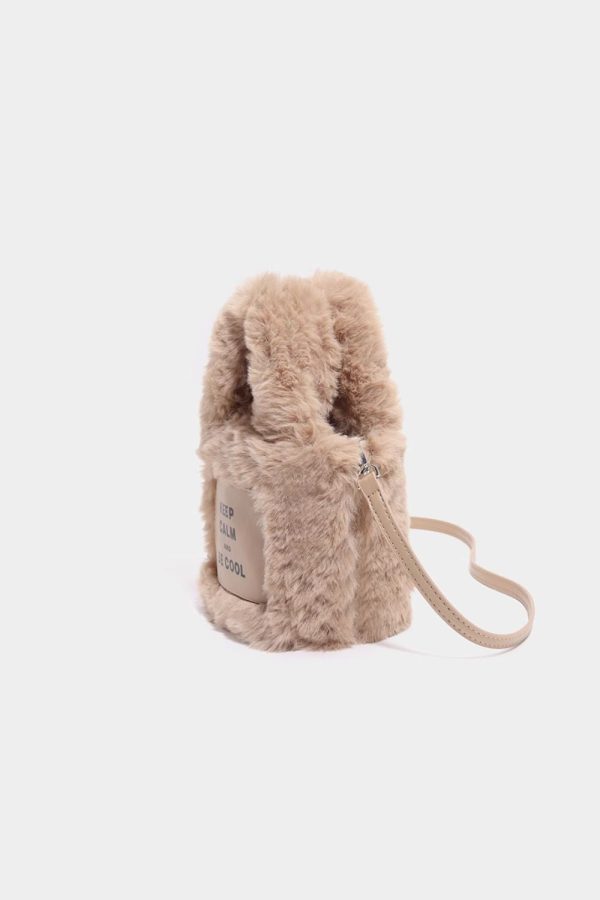 ‘Paisley’ Fuzzy Shoulder Crossbody Bag Discount - Image 4