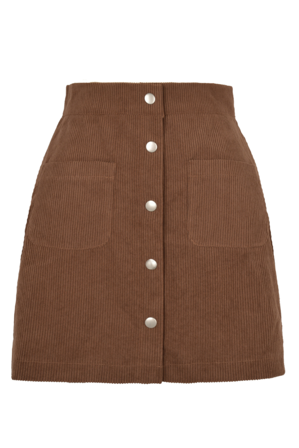 Hermione  Corduroy High Rise Skirt (4 COLORS) Online Hot Sale - Image 3