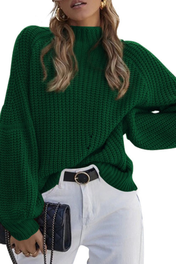 Lyca  Knitted Turtleneck Sweater (7 COLORS) Sale
