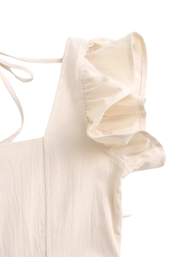 Cindy  Sleeveless Textured Tiered Dress Online Hot Sale - Image 4
