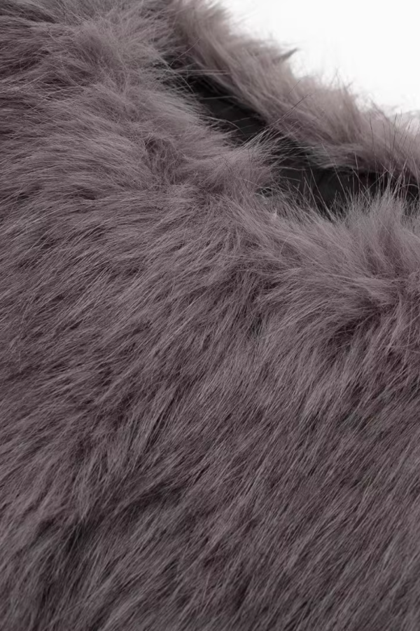 Karin  Faux Fur Cropped Jacket Discount - Image 3