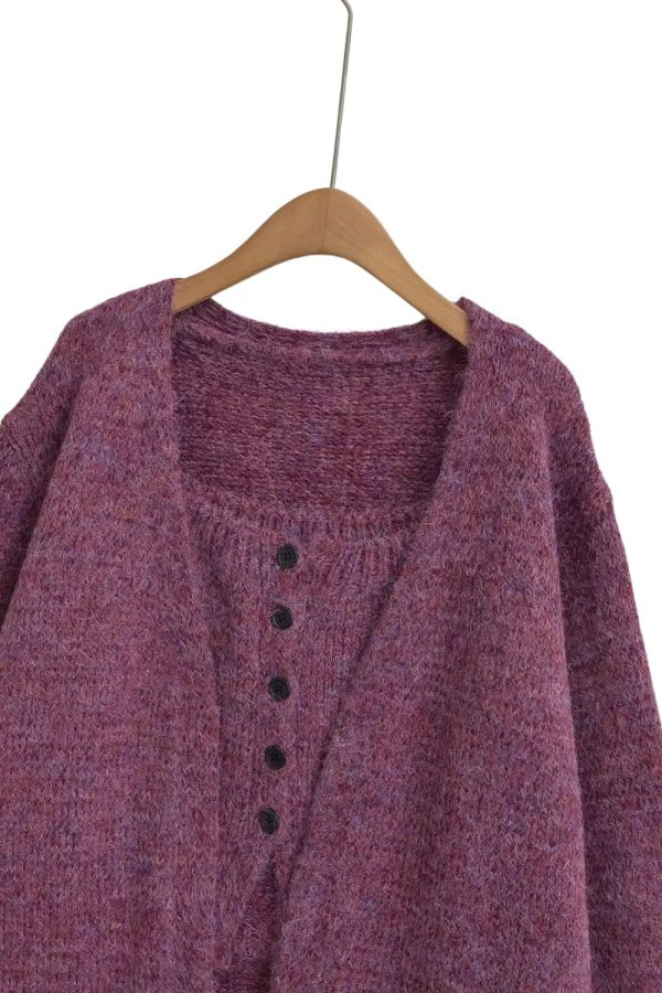 Daniela  Two-Piece Cardigan and Tank Set (2 color) Online - Image 5