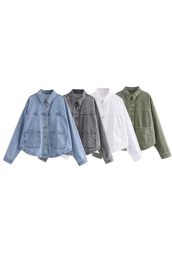 Claire  Minimalist Denim Jacket Online now