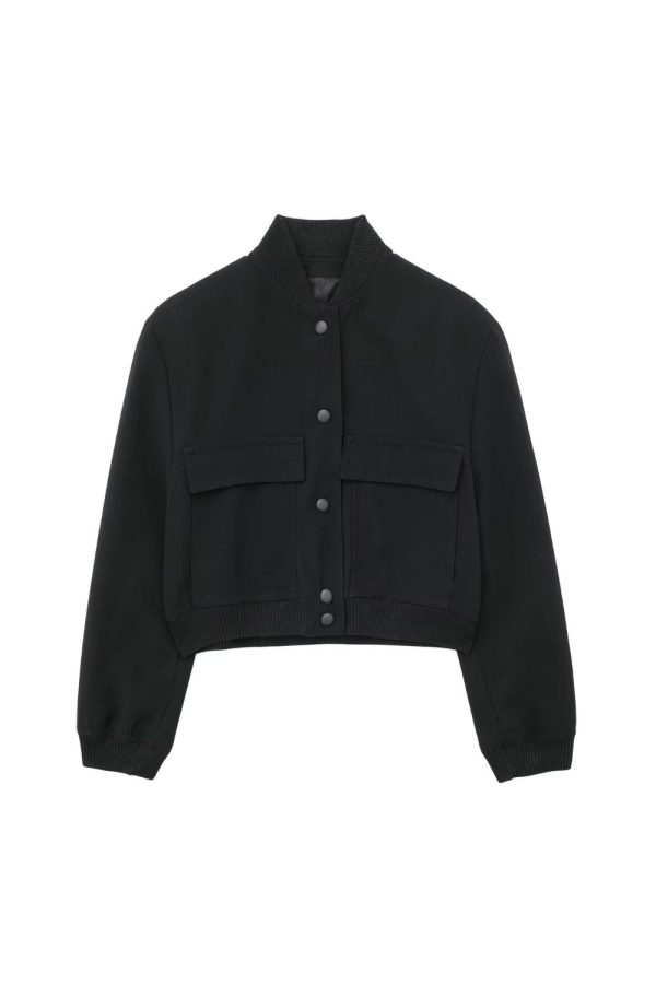 Nora  Pilot-Style Jacket featuring Large Pockets Discount - Image 4