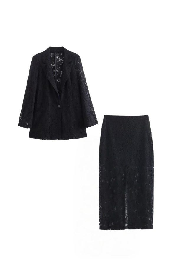 Valentina  Lace Blazer & Skirt Set (Sold Separately) Online