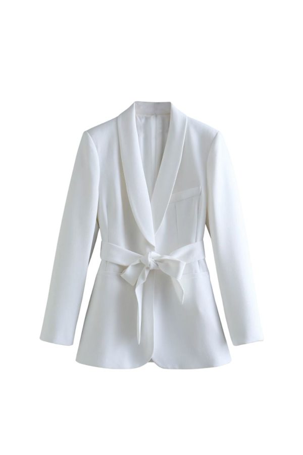 Amelia  Gown Collar Blazer & Bottom (Sold Separately) For Sale - Image 2