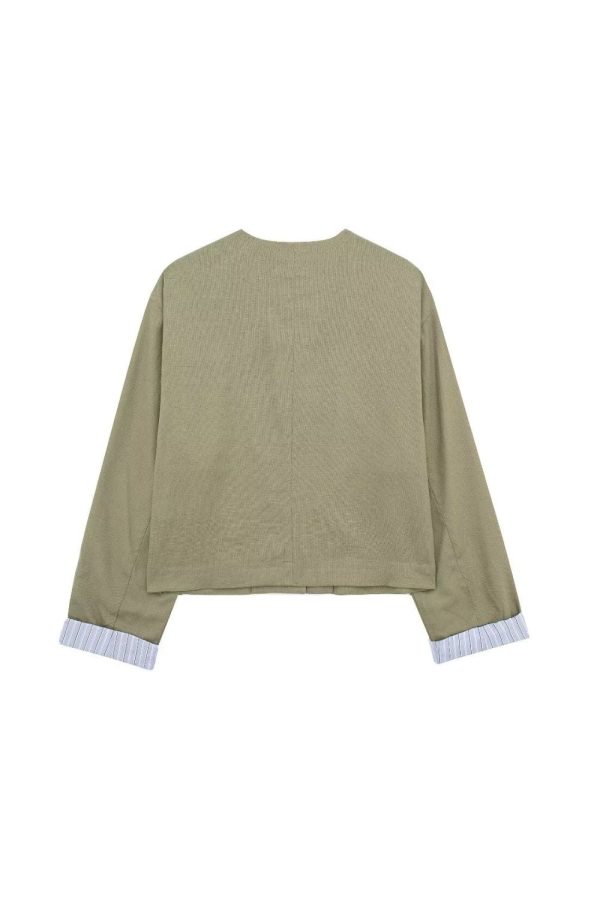 ‘ Benjamin’ Cropped Blazer & Casual Pant  (Sold Separately) For Cheap - Image 3