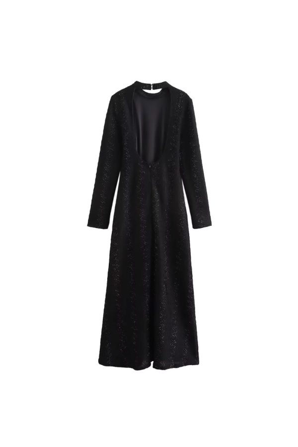 Jasmine  Stand Collar Long Sleeve Evening Dress Online now - Image 2