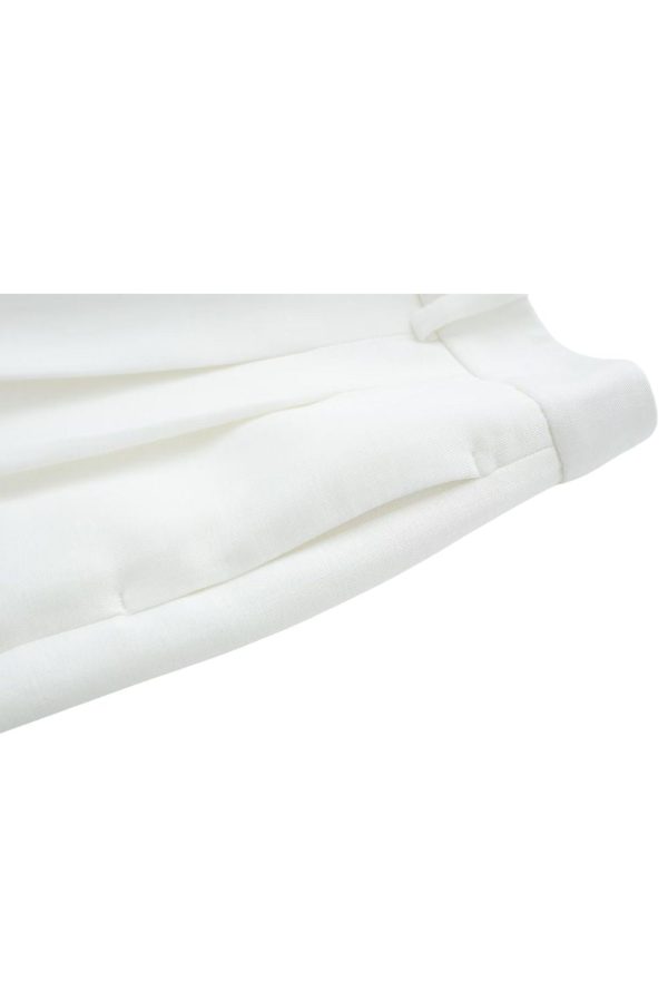Zhanetta  Pleated High Waist Wide Leg Pants Hot on Sale - Image 4