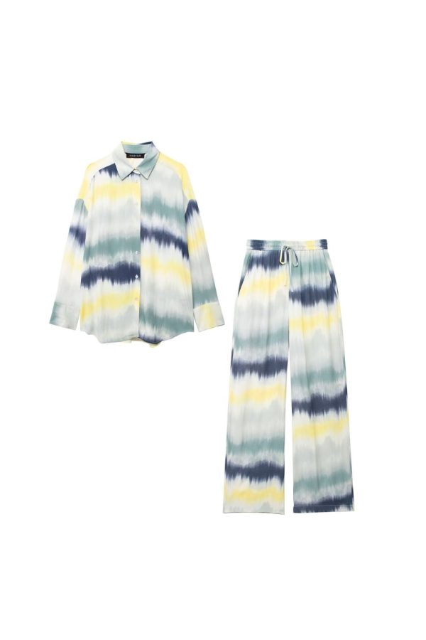 Tamara   Tie-Dye Printed Shirt & Casual Pants (Sold Separately) Cheap