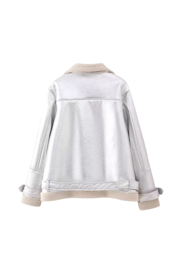 Eunice  Fleeced Zip-Up Jacket For Discount - Image 2
