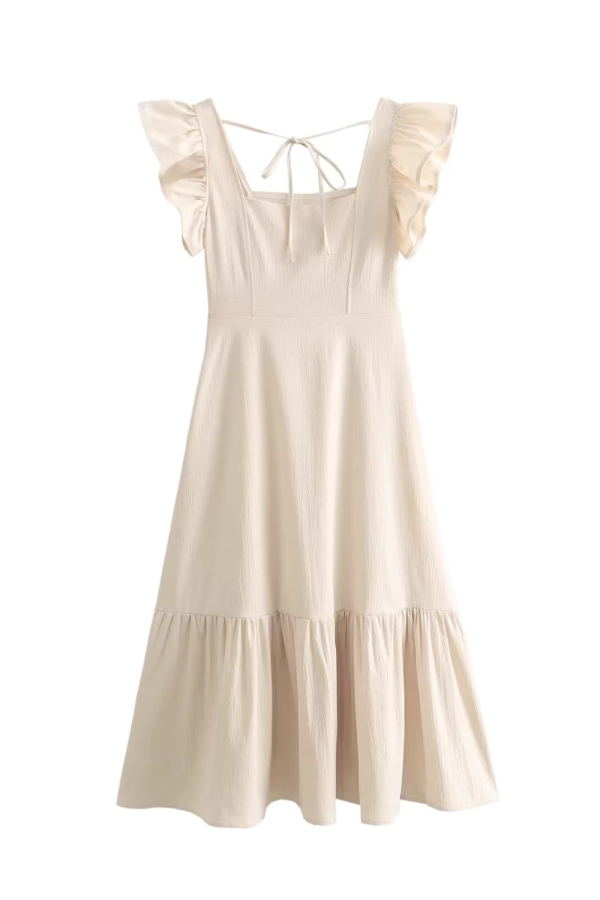 Cindy  Sleeveless Textured Tiered Dress Online Hot Sale - Image 2