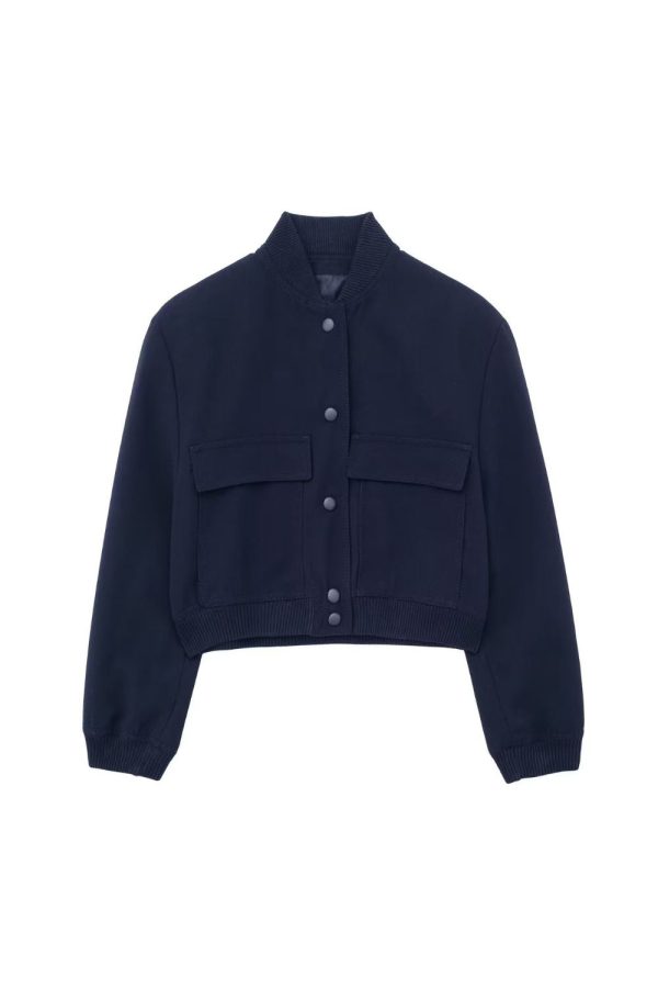 Nora  Pilot-Style Jacket featuring Large Pockets Discount - Image 2