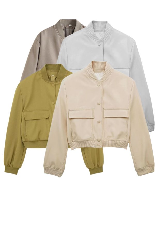 Hannah  Pilot-Style Jacket featuring Large Pockets Sale