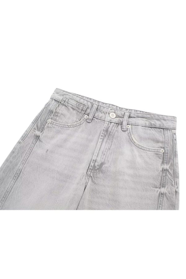Alyona High Waisted Casual Denim Shorts Fashion - Image 3