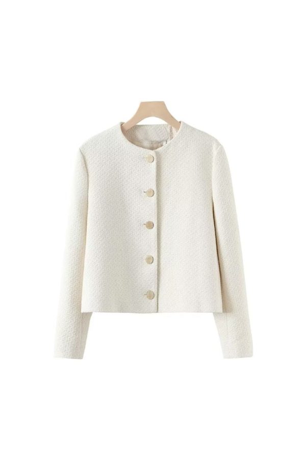 ‘Sophia’ Decorative Button Short Suit Jacket Online Sale