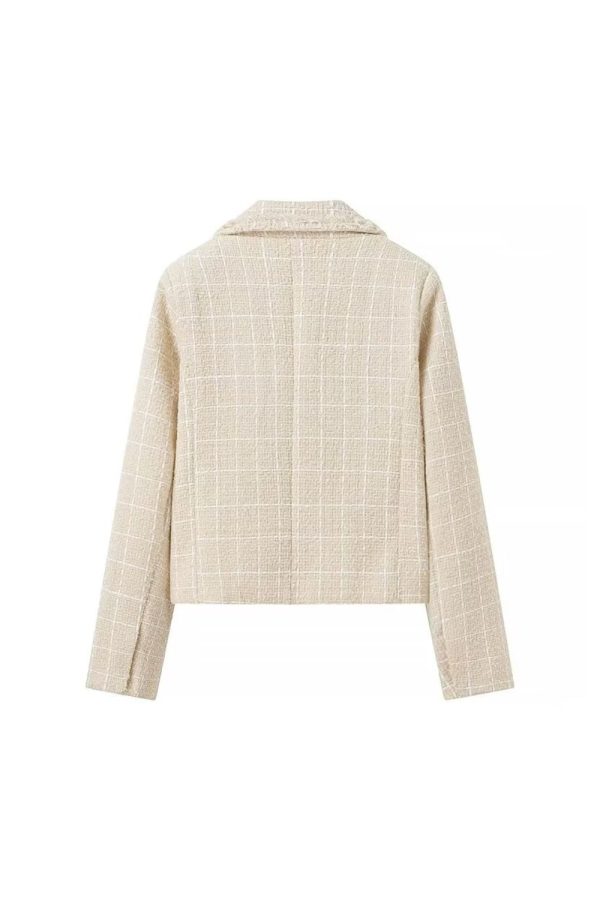 Aria  Chic Casual Tweed Short Jacket For Cheap - Image 3