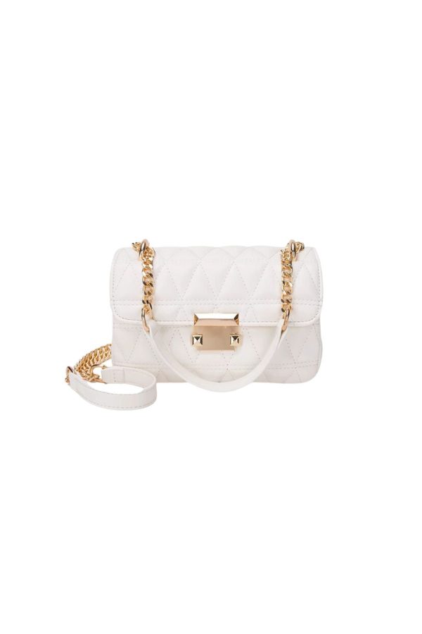 Victoria  Quilted Diamond Crossbody Mini Bag（2 color） on Sale - Image 2
