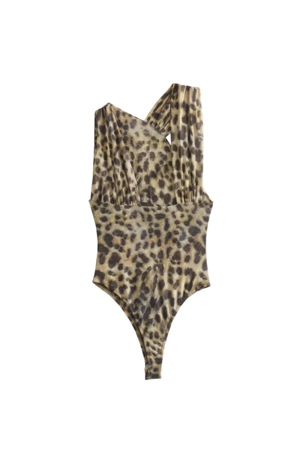 Millie  Asymmetric Mesh Jumpsuit （2 Colors) Online Sale - Image 3