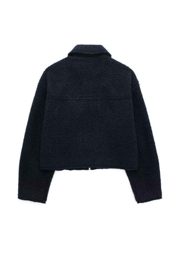 Harper  Cropped Jacket Coat Fashion - Image 3