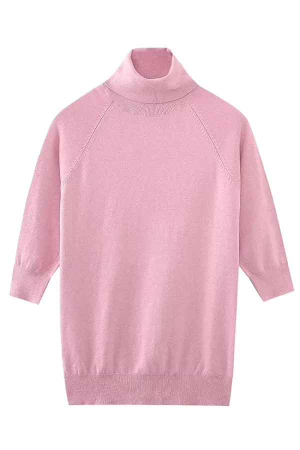 Vilma  Turtleneck Knitted Sweater (5 Colors) Discount - Image 4