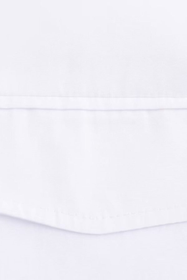 Bella  Solid Color Short Long-sleeved Shirt Top Cheap - Image 5