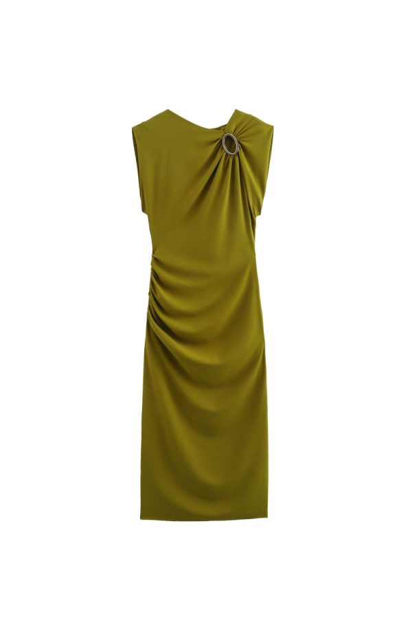Scarlett  Bodycon Gold Trimmed Bandage Dress Online Hot Sale