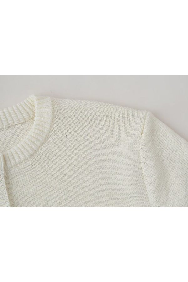 ‘Claire’ Fitted Minimalist Solid Knit Dress Discount - Image 4