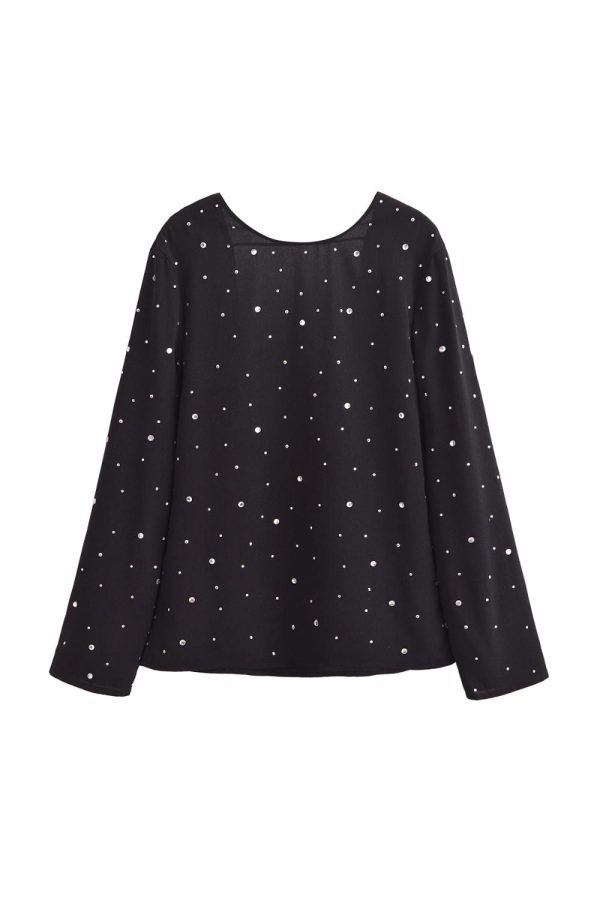 Mila  Sequined Open-Back Top For Discount