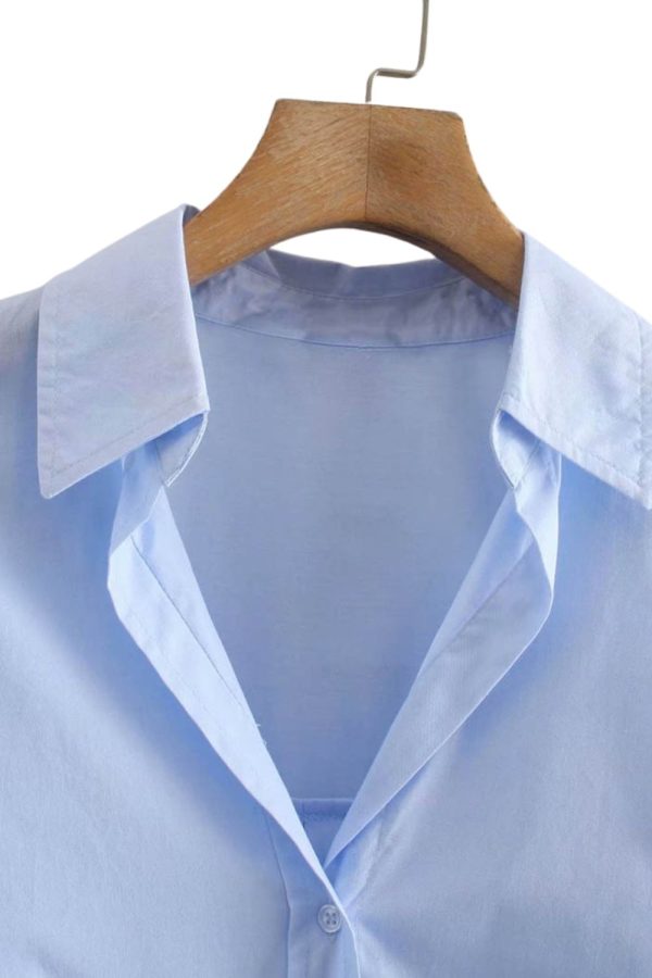 ‘Martha’ Turn-down Collar Loose Fit Long Sleeve Shirt Discount - Image 3