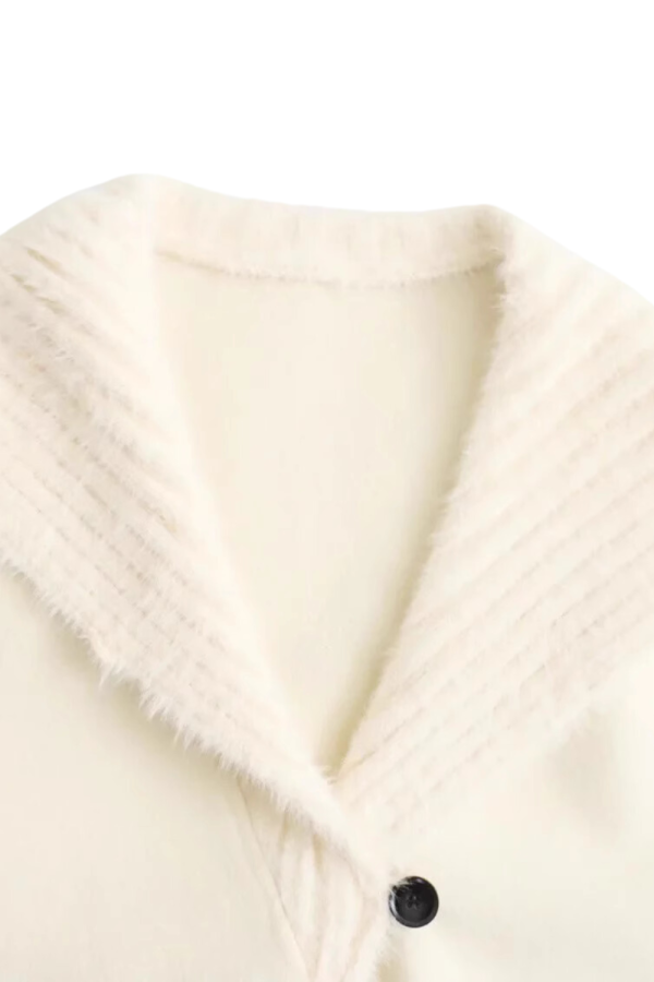 Agnes  Shawl Collar Velvet Jacket Online Hot Sale - Image 4