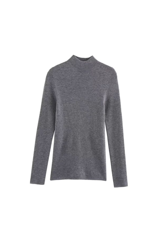 Brooke  Solid-Color Crewneck Knit Base Layer Top Online Hot Sale - Image 5