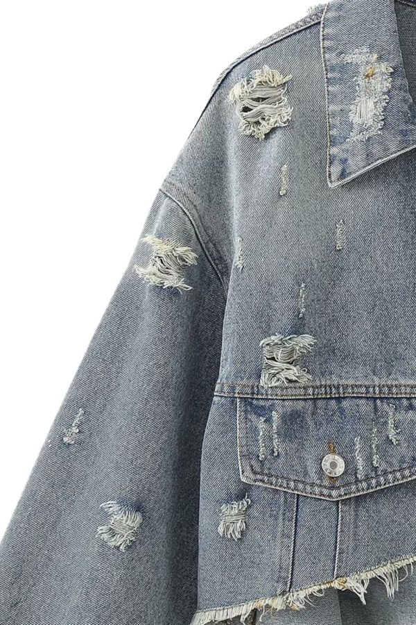 Paislee  Denim Short Jacket For Discount - Image 4