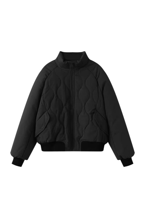 Eliza  Aviator-Inspired Puffer Jacket（4 color） Supply - Image 4