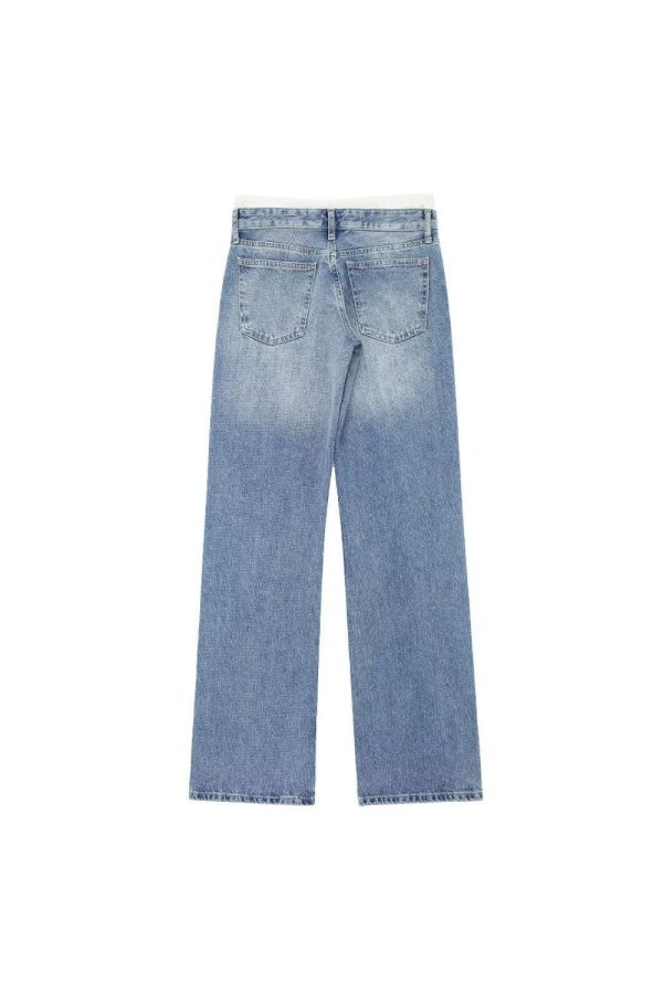 ’Emery‘ Mid-rise Paneled Wide-Leg Jeans Hot on Sale - Image 2