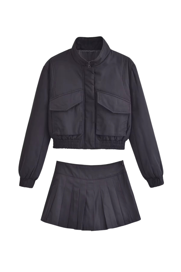 Elaine  Nylon Jacket & Skort Set *2 Colors (Sold Separately) Online Hot Sale - Image 2
