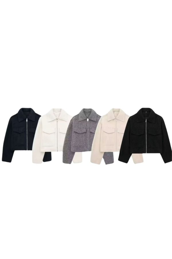 Harper  Cropped Jacket Coat Fashion