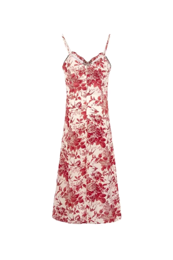 Sarah  Floral Printed Suspender Dress Online - Image 2