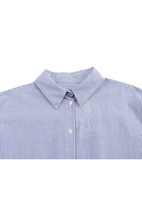 Imogen  Hollow Embroidered Striped Shirt Cheap - Image 3