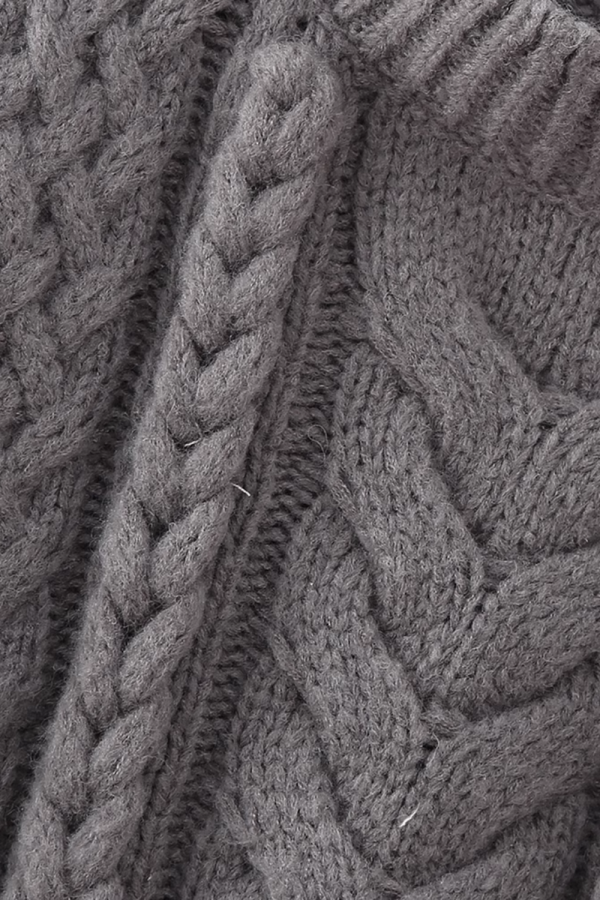 Alice  Sleeveless Cable-Knit Vest Hot on Sale - Image 4