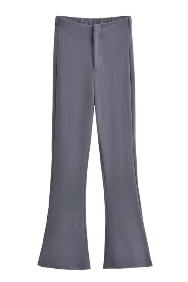 Fia  High-Waist Slim Fit Flared Pants (4 Colors) Cheap - Image 2
