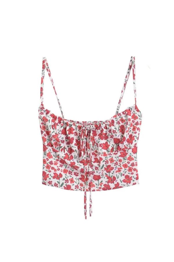 Ellie  Printed Drawstring Camisole Sale