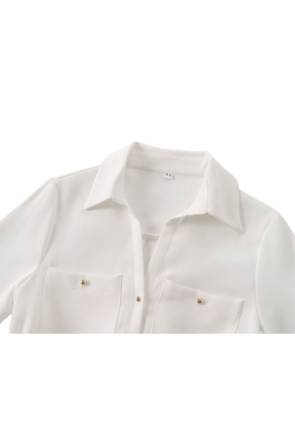 ‘Sophia’ Shirt-style Dress &Belted Online - Image 3