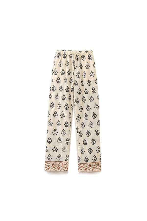 ‘Yaroslava’ Vacation-Style Shirt & Casual Pants Cheap - Image 4