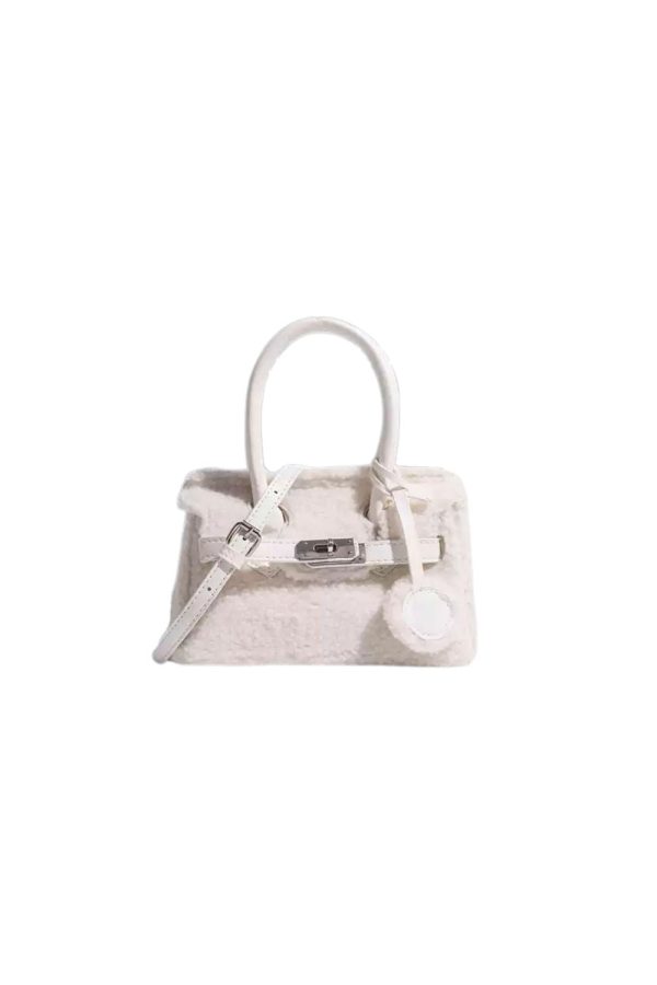 Natalie  Furry Tote and Crossbody Bag Hot on Sale