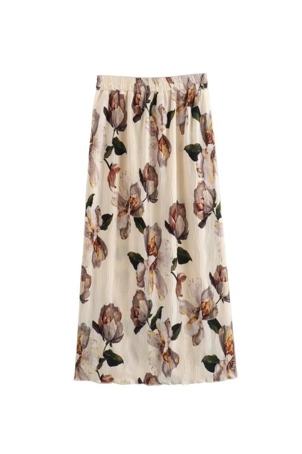 Ruby  Elastic Waist Printed Casual Skirt on Sale - Image 2